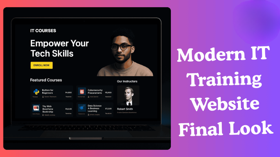 IT Course Selling Website Development