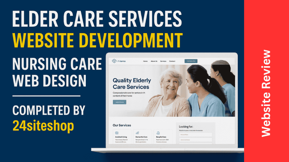 Elder Care Services Website Development
